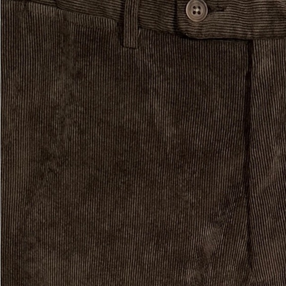 Peter Millar size 33 Nanoluxe‎ fine wale cords, brown, stretch, flat front - Picture 4 of 11